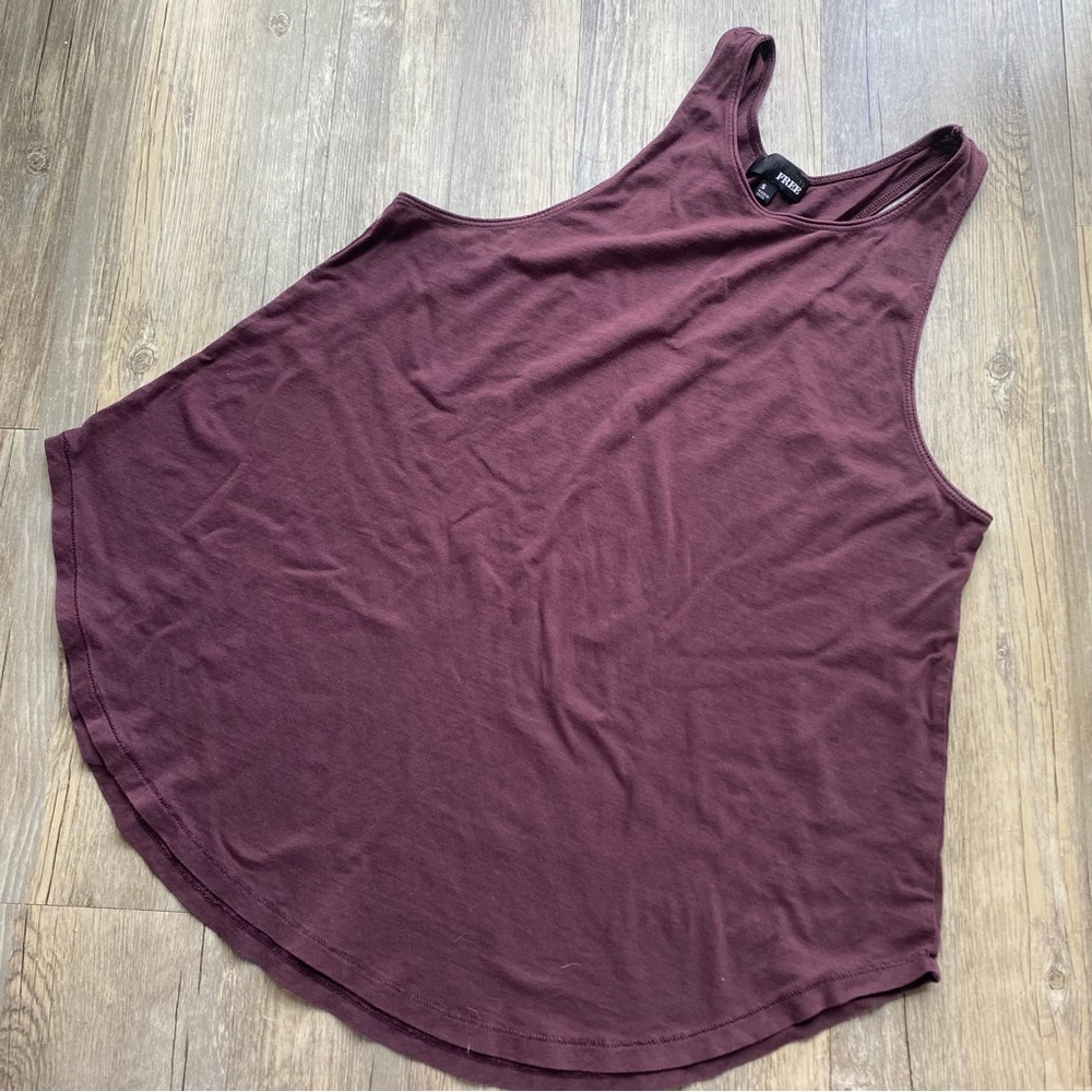 Aubergine Maroon Purple Wilfred Free Aritzia High Neck Tank Top
